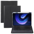 For Xiaomi Pad 6 Square Button Bluetooth Keyboard Rotatable Holder Leather Case with Touchpad(Black) - free shipping - PMC TechLife - Order now!