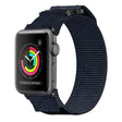 For Apple Watch Series 3 38mm Nylon Hook And Loop Fastener Watch Band(Blue) - Watch Bands by PMC TechLife | Online Shopping South Africa | PMC TechLife | Buy Now Pay Later Mobicred