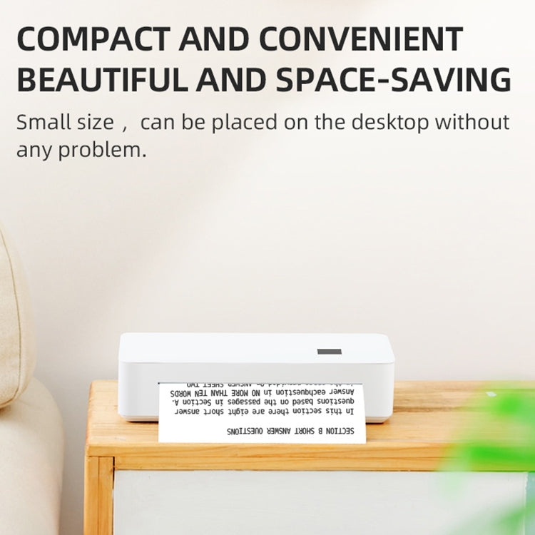A4 mini Portable Bluetooth HD Thermal Printer for Home Office Study(UK Plug) - Printer by PMC TechLife | Online Shopping South Africa | PMC TechLife | Buy Now Pay Later Mobicred