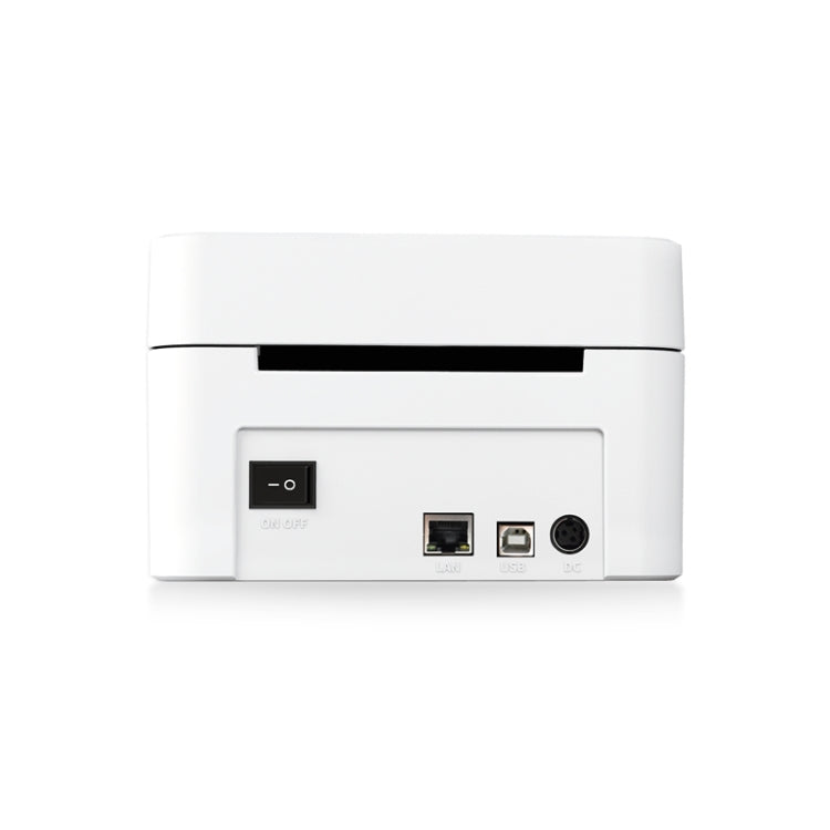 ZJ-9250 100x150mm USB Thermal Label Printer, Plug:EU Plug(White)
