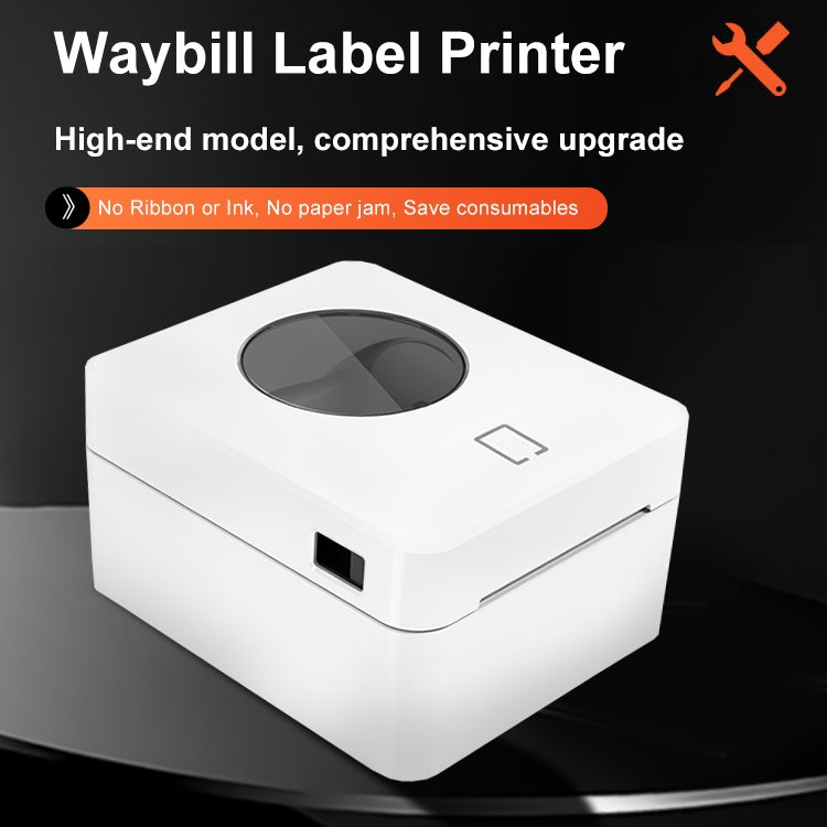 ZJ-9250 100x150mm USB Thermal Label Printer, Plug:EU Plug(Black)