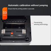 ZJ-9250 100x150mm USB Bluetooth Thermal Label Printer, Plug:UK Plug(Black)