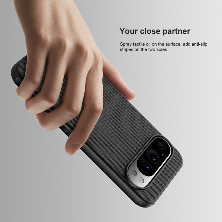 For Google Pixel 9 Pro NILLKIN Frosted Shield Pro PC + TPU Phone Case(Black) - Google Cases by NILLKIN | Online Shopping South Africa | PMC Jewellery | Buy Now Pay Later Mobicred