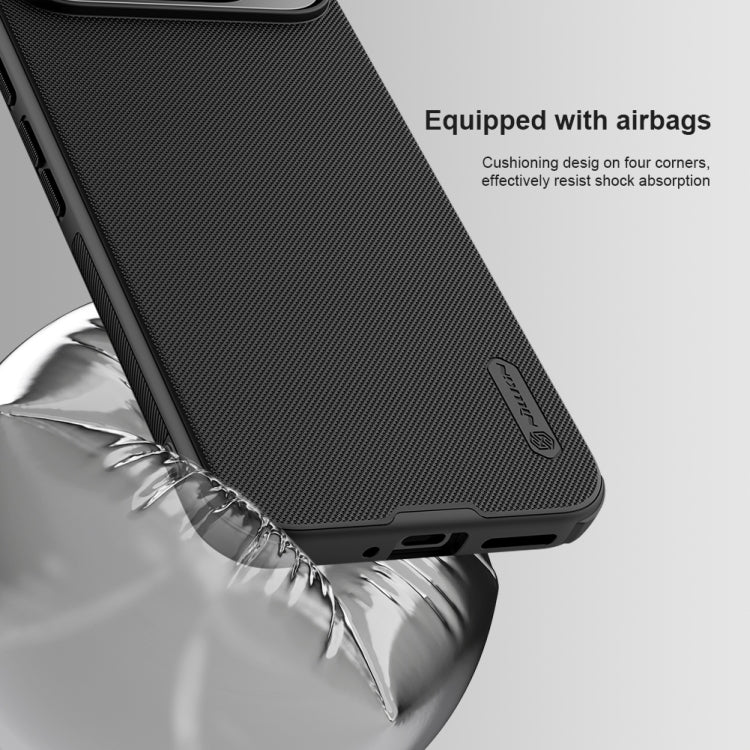 For Google Pixel 9 Pro NILLKIN Frosted Shield Pro PC + TPU Phone Case(Black) - Google Cases by NILLKIN | Online Shopping South Africa | PMC Jewellery | Buy Now Pay Later Mobicred
