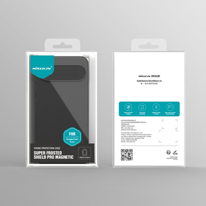 For Google Pixel 9 Pro NILLKIN Frosted Shield Pro PC + TPU Phone Case(Black) - Google Cases by NILLKIN | Online Shopping South Africa | PMC Jewellery | Buy Now Pay Later Mobicred