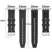 For Apple Watch SE 40mm Ordinary Buckle Hybrid Nylon Braid Silicone Watch Band(Grey)