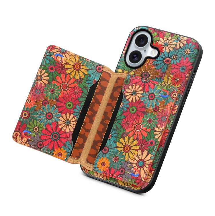 For iPhone 16 Card Slot Holder Phone Case(Spring Green) - iPhone 16 Cases by PMC TechLife | Online Shopping South Africa | PMC TechLife | Buy Now Pay Later Mobicred