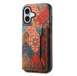 For iPhone 16 Card Slot Holder Phone Case(Winter Blue) - iPhone 16 Cases by PMC TechLife | Online Shopping South Africa | PMC TechLife | Buy Now Pay Later Mobicred