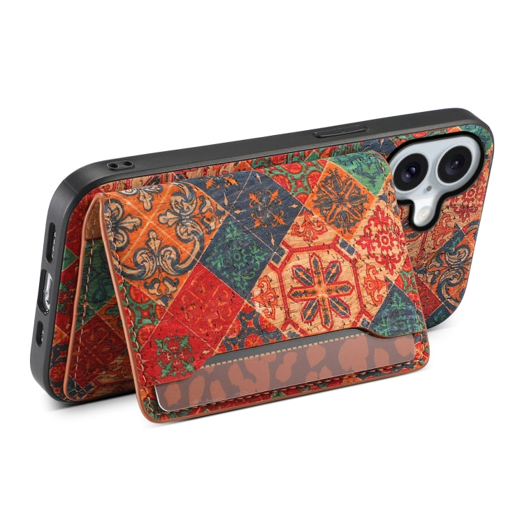 For iPhone 16 Card Slot Holder Phone Case(Winter Blue)