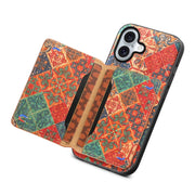 For iPhone 16 Card Slot Holder Phone Case(Winter Blue)