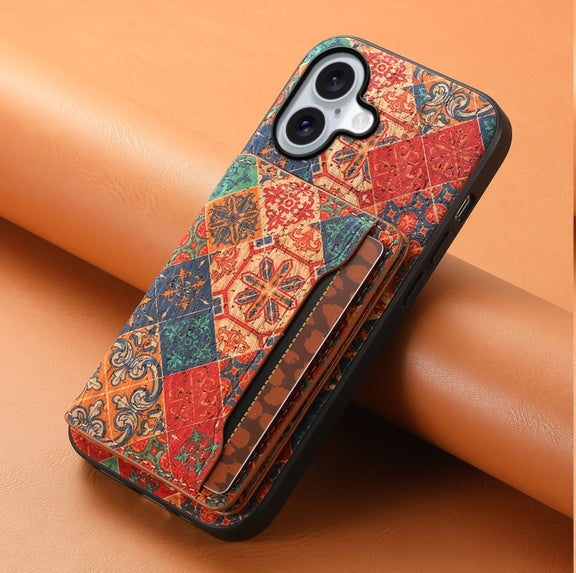 For iPhone 16 Plus Card Slot Holder Phone Case(Winter Blue)