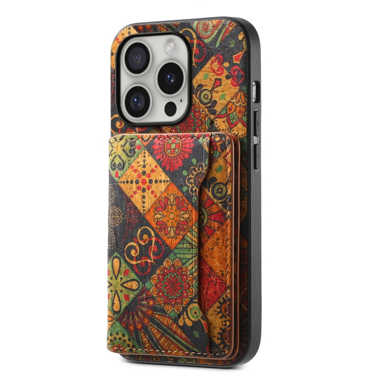 For iPhone 16 Pro Card Slot Holder Phone Case(Autumn Yellow) - iPhone 16 Pro Cases by PMC TechLife | Online Shopping South Africa | PMC TechLife | Buy Now Pay Later Mobicred