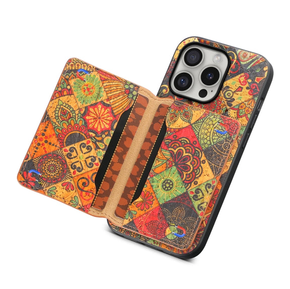 For iPhone 16 Pro Card Slot Holder Phone Case(Autumn Yellow)