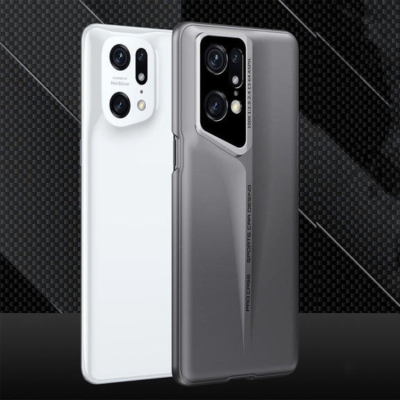 For OPPO Find X5 Pro GKK Blade Ultra-thin Full Coverage Phone Case(Grey)