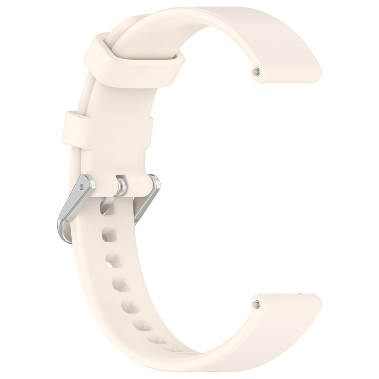 For Garmin Lily 2 14mm Silver Buckle Silicone Watch Band Wristband(Starlight) - Watch Bands by PMC TechLife | Online Shopping South Africa | PMC TechLife