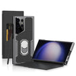 For Samsung Galaxy S23 Ultra 5G GKK Armor Flip Leather Phone Case, Without Pen(Carbon Fiber Texture) - free shipping - PMC Jewellery - Order now!