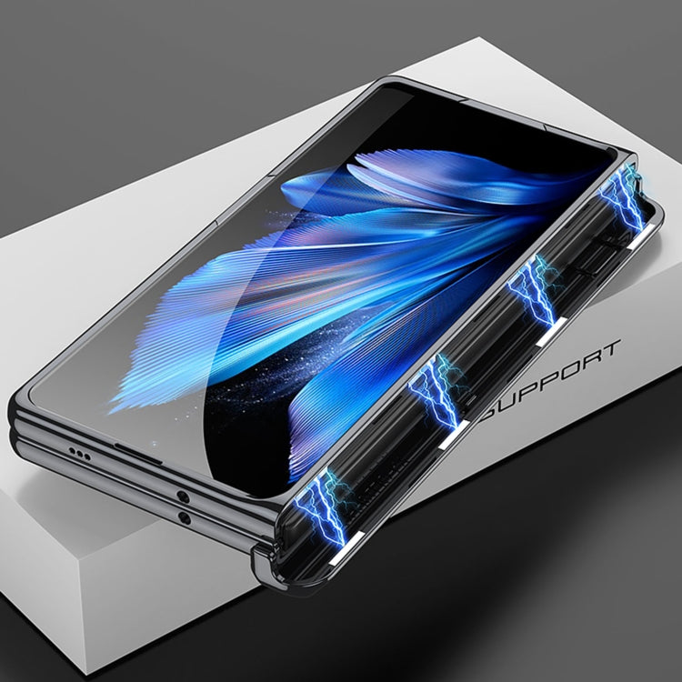 For vivo X Fold3 Pro GKK Integrated Magnetic Fold Hinge Shockproof Phone Case(Silver) - free shipping - PMC Jewellery - Order now!