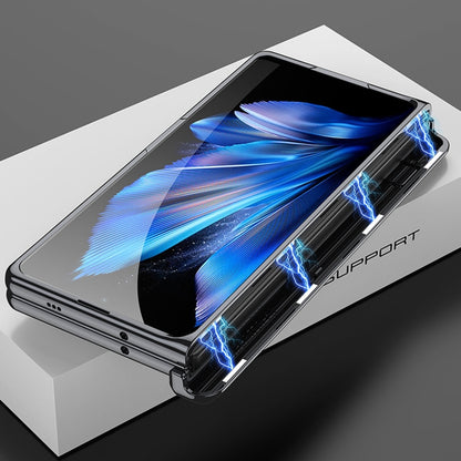 For vivo X Fold3 Pro GKK Integrated Magnetic Fold Hinge Shockproof Phone Case(Silver) - free shipping - PMC Jewellery - Order now!