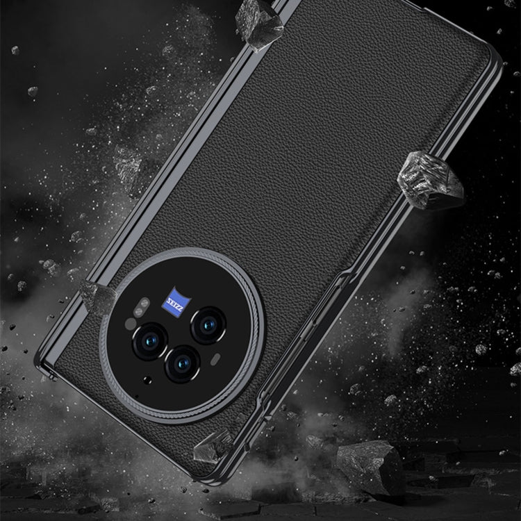 For vivo X Fold3 Pro GKK Integrated Magnetic Fold Hinge Leather Shockproof Phone Case(Silver) - free shipping - PMC Jewellery - Order now!
