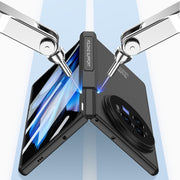 For vivo X Fold3 Pro GKK Integrated Magnetic Folding Hinge All-inclusive Phone Case(Silver)