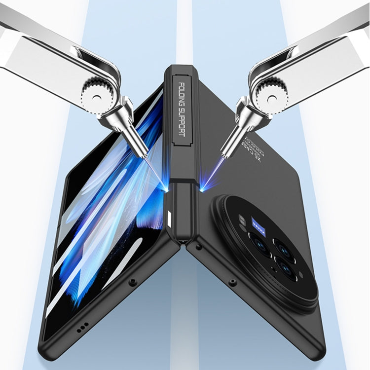 For vivo X Fold3 GKK Integrated Magnetic Folding Hinge All-inclusive Phone Case(Black)