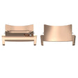 For OPPO Watch X / X2 / OnePlus Watch 2 / 2R 1 Pair 22mm Watch Band Stainless Steel Connector(Rose Gold) - Watch Bands by PMC TechLife | Online Shopping South Africa | PMC TechLife | Buy Now Pay Later Mobicred