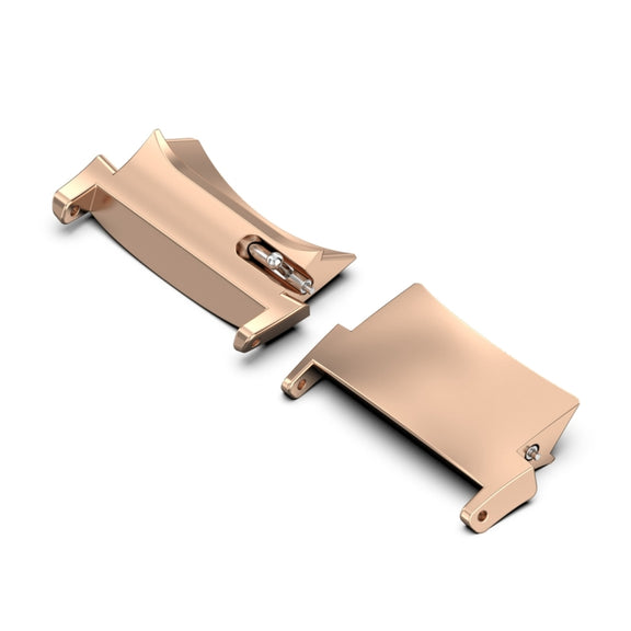 For OPPO Watch X / X2 / OnePlus Watch 2 / 2R 1 Pair 22mm Watch Band Stainless Steel Connector(Rose Gold)