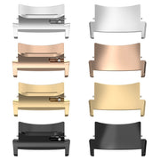For OPPO Watch X / X2 / OnePlus Watch 2 / 2R 1 Pair 22mm Watch Band Stainless Steel Connector(Rose Gold)