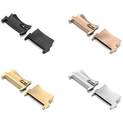 For OPPO Watch X / X2 / OnePlus Watch 2 / 2R 1 Pair 22mm Watch Band Stainless Steel Connector(Rose Gold)