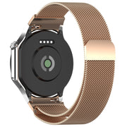 For OPPO Watch X / OnePlus Watch 2 Milan Magnetic Steel Mesh Watch Band(Rose Gold)