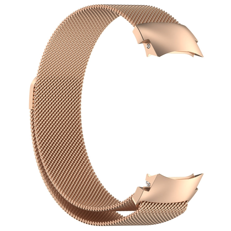 For OPPO Watch X / OnePlus Watch 2 Milan Magnetic Steel Mesh Watch Band(Rose Gold) - Watch Bands by PMC TechLife | Online Shopping South Africa | PMC TechLife