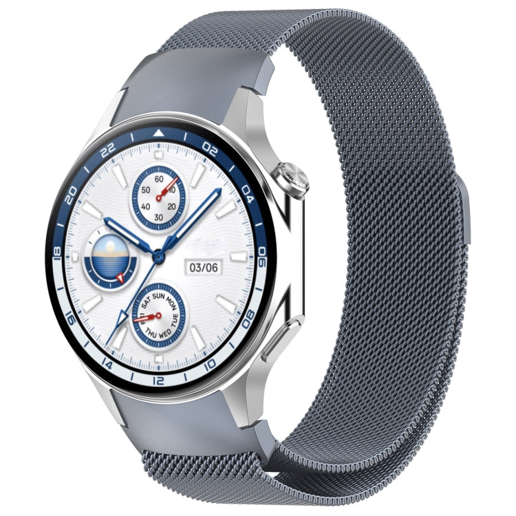 For OPPO Watch X2 / OnePlus Watch 3 Milan Magnetic Steel Mesh Watch Band(Space Grey) - Watch Bands by PMC TechLife | Online Shopping South Africa | PMC TechLife | Buy Now Pay Later Mobicred