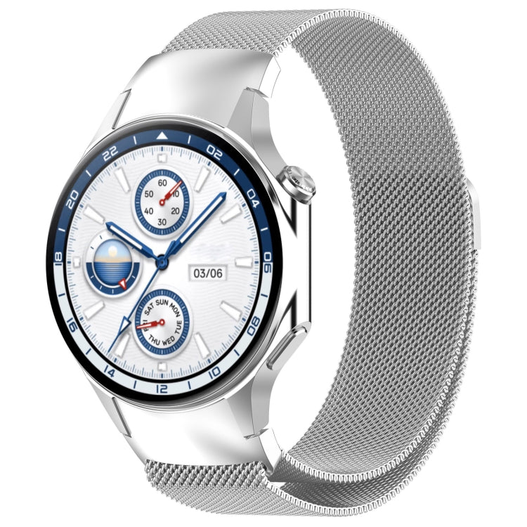 For OPPO Watch X2 / OnePlus Watch 3 Milan Magnetic Steel Mesh Watch Band(Silver) - Watch Bands by PMC TechLife | Online Shopping South Africa | PMC TechLife | Buy Now Pay Later Mobicred