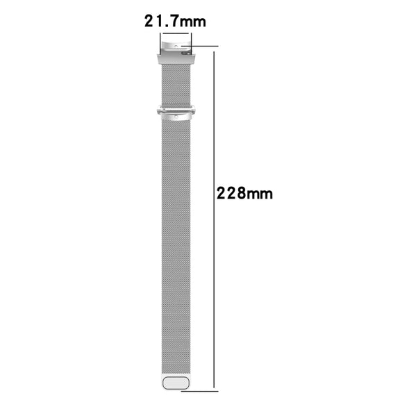 For OPPO Watch X / OnePlus Watch 2 Milan Magnetic Steel Mesh Watch Band(Rose Gold)