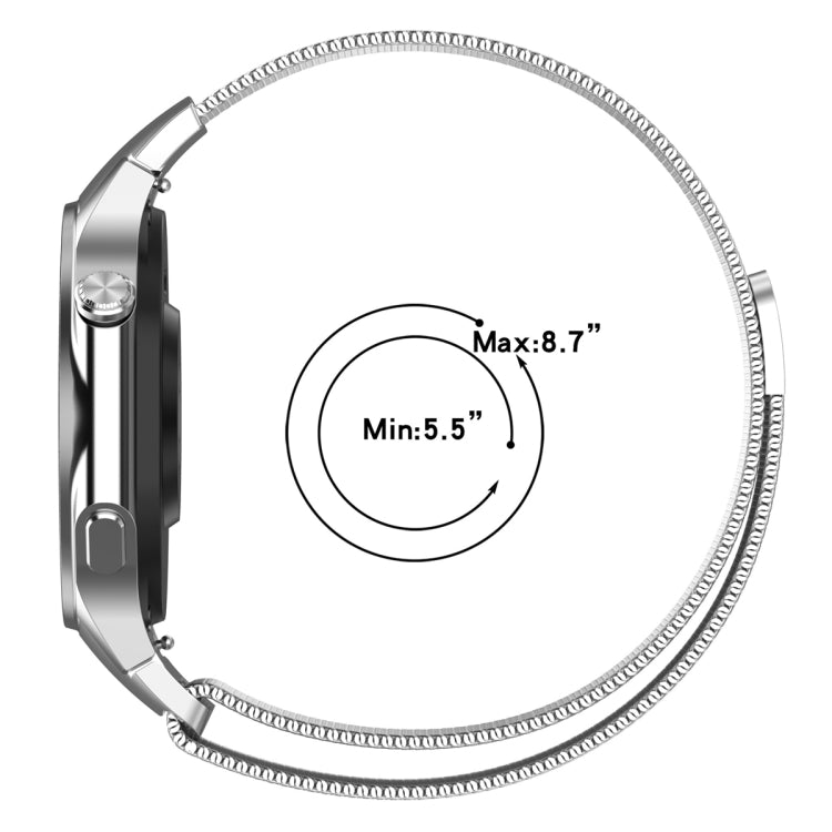 For OPPO Watch X / OnePlus Watch 2 Milan Magnetic Steel Mesh Watch Band(Rose Gold) - Watch Bands by PMC TechLife | Online Shopping South Africa | PMC TechLife