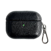 For AirPods Pro 2 Burst Leather Texture Bluetooth Earphone Protective Case(Black)