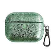 For AirPods Pro Burst Leather Texture Bluetooth Earphone Protective Case(Green)