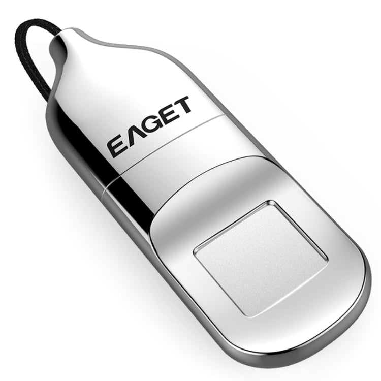 EAGET FU5 64G USB 2.0 Interface Metal Flash U Disk with Fingerprint Identification - free shipping - PMC Jewellery - Order now!