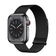 For Apple Watch Series 6 44mm ZGA Milanese Magnetic Metal Watch Band(Black) - Watch Bands by ZGA | Online Shopping South Africa | PMC TechLife | Buy Now Pay Later Mobicred