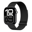 For Apple Watch Series 10 46mm ZGA Milanese Magnetic Metal Watch Band(Black) - free shipping - PMc TechLife - Order now!