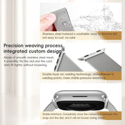 For Apple Watch Series 10 46mm ZGA Milanese Magnetic Metal Watch Band(Black)