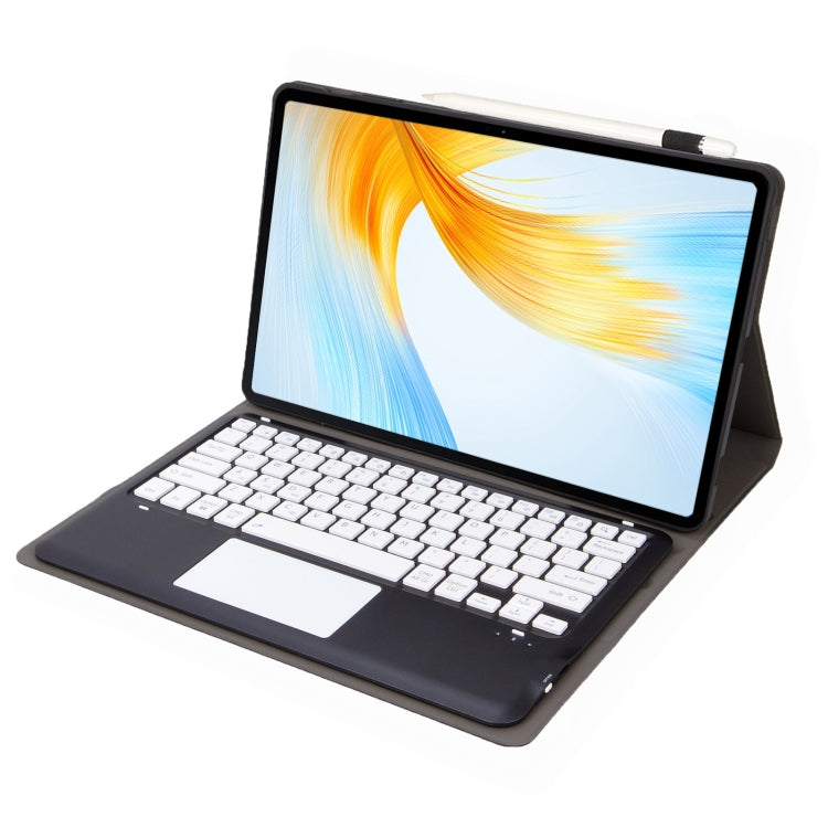 For vivo Pad3 Pro 13 inch  AV14-A Bluetooth Keyboard TPU Leather Tablet Case with Holder(Black White) - Others Keyboard by PMC TechLife | Online Shopping South Africa | PMC TechLife