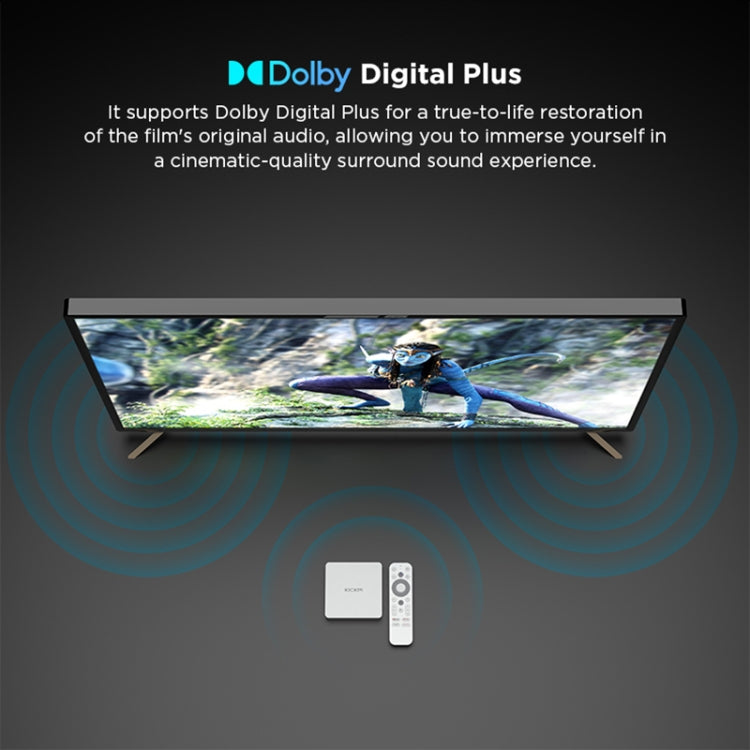 Kickpi KP1 Dual Band WiFi 4K HD Android TV Box, RAM:2GB+32GB(AU Plug) - Amlogic S905 by PMC TechLife | Online Shopping South Africa | PMC TechLife | Buy Now Pay Later Mobicred