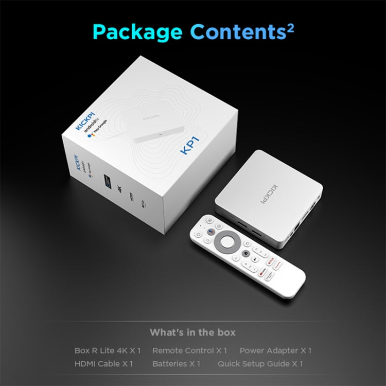 Kickpi KP1 Dual Band WiFi 4K HD Android TV Box, RAM:2GB+32GB(AU Plug) - Amlogic S905 by PMC TechLife | Online Shopping South Africa | PMC TechLife | Buy Now Pay Later Mobicred