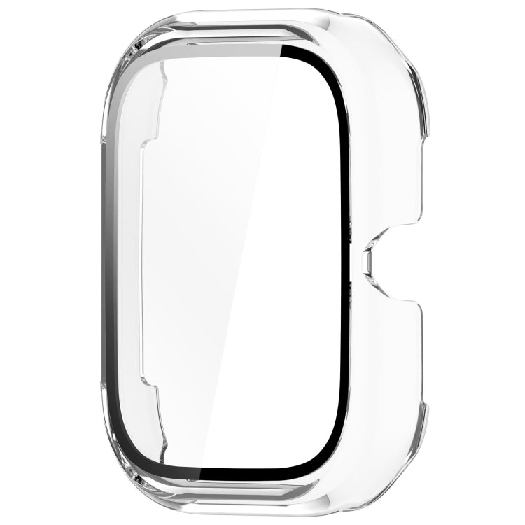 For Honor Choice Haylou Watch PC + Tempered Film Integrated Protective Watch Case(Transparent White)