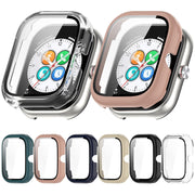 For Honor Choice Haylou Watch PC + Tempered Film Integrated Protective Watch Case(Pink)
