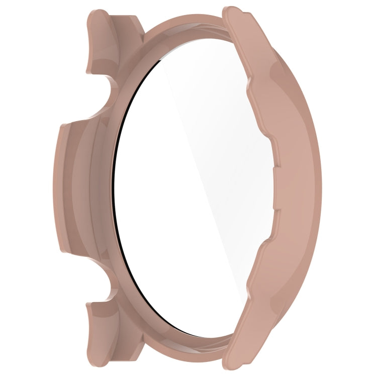 For Xiaomi Haylou RT3 / Solar Plus LS16 PC + Tempered Film Integrated Watch Protective Case(Pink) - Watch Cases by PMC TechLife | Online Shopping South Africa | PMC TechLife