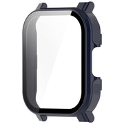 For Xiaomi Haylou Watch 2 LS02 PC + Tempered Film Integrated Watch Protective Case(Ink Blue)