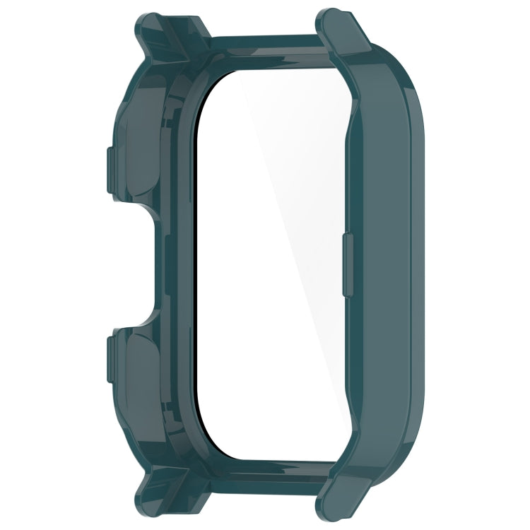 For Xiaomi Haylou Watch 2 LS02 PC + Tempered Film Integrated Watch Protective Case(Pine Green) - Watch Cases by PMC TechLife | Online Shopping South Africa | PMC TechLife