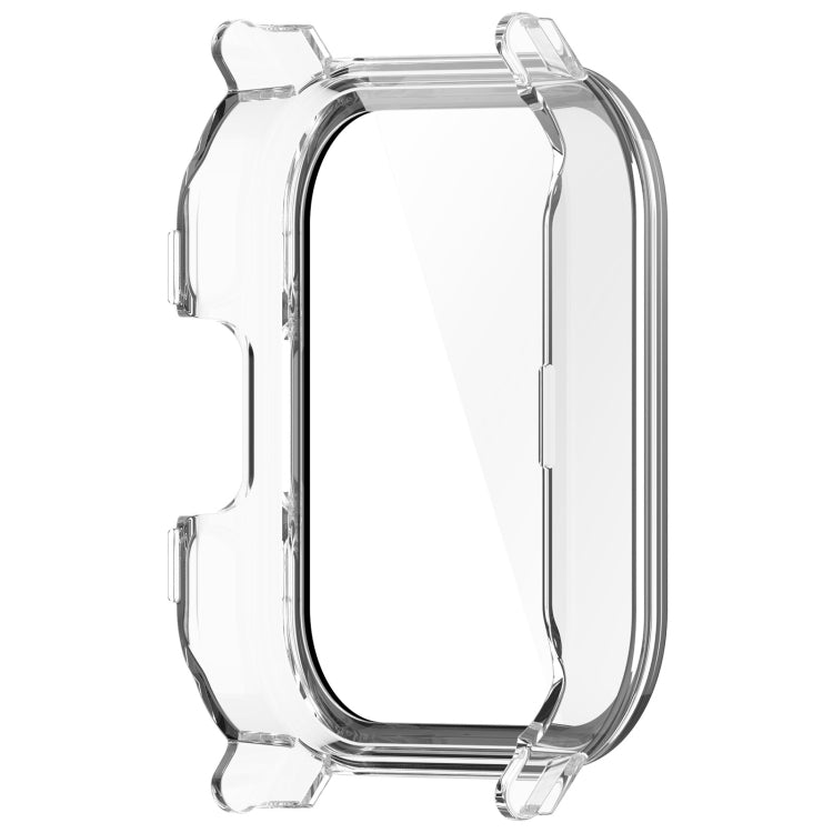 For Xiaomi Haylou Watch 2 LS02 PC + Tempered Film Integrated Watch Protective Case(Transparent White) - Watch Cases by PMC TechLife | Online Shopping South Africa | PMC TechLife